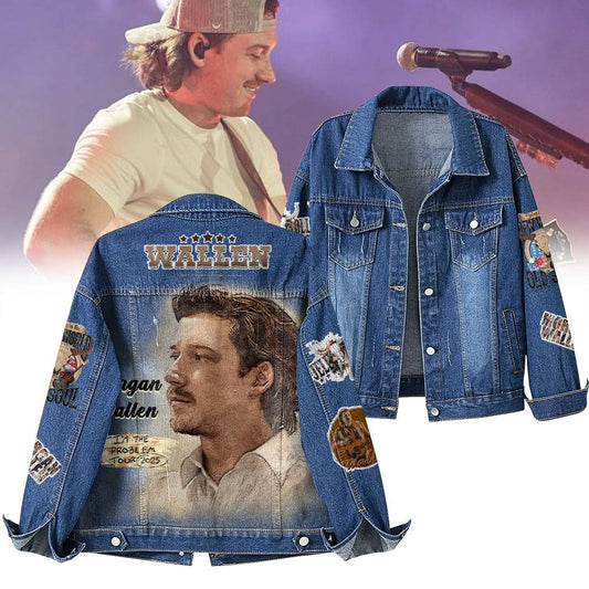 Morgan Wallen Longsleeves Denim Jacket