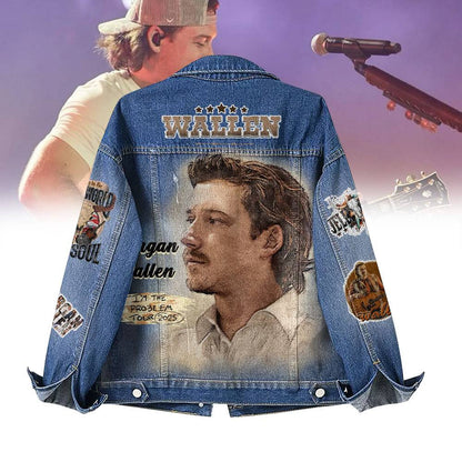 Morgan Wallen Longsleeves Denim Jacket