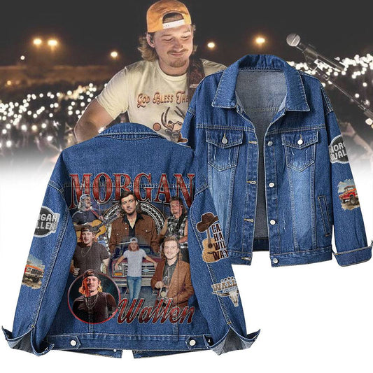 Morgan Wallen Longsleeves Denim Jacket