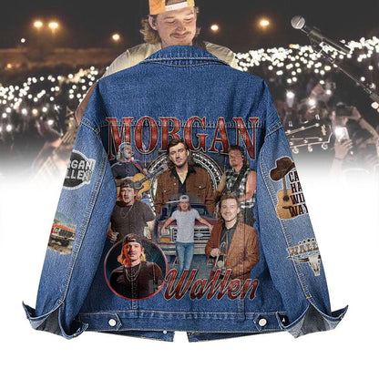 Morgan Wallen Longsleeves Denim Jacket
