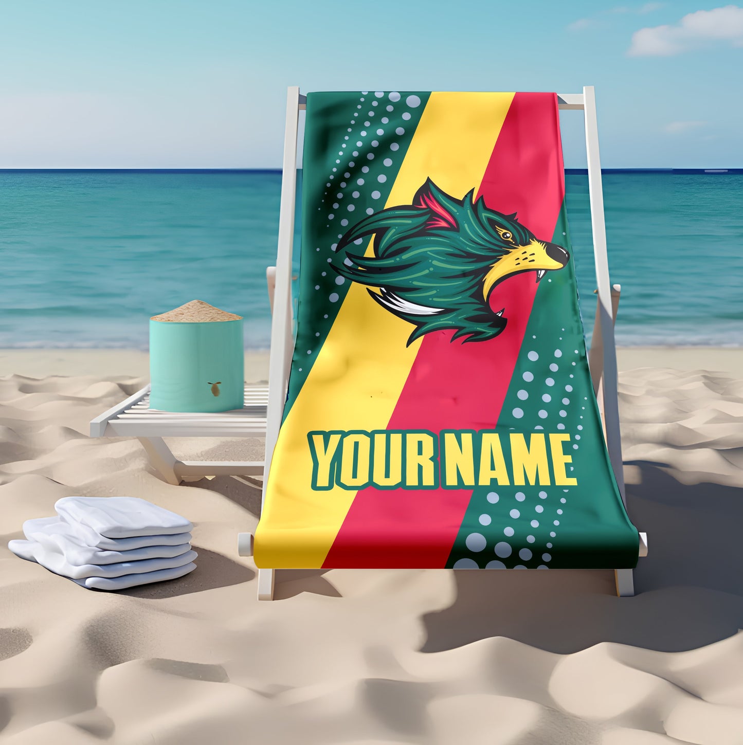 LIMITED EDITION - NEW 05 TMND CUSTOMIZED BEACH & BATH TOWEL