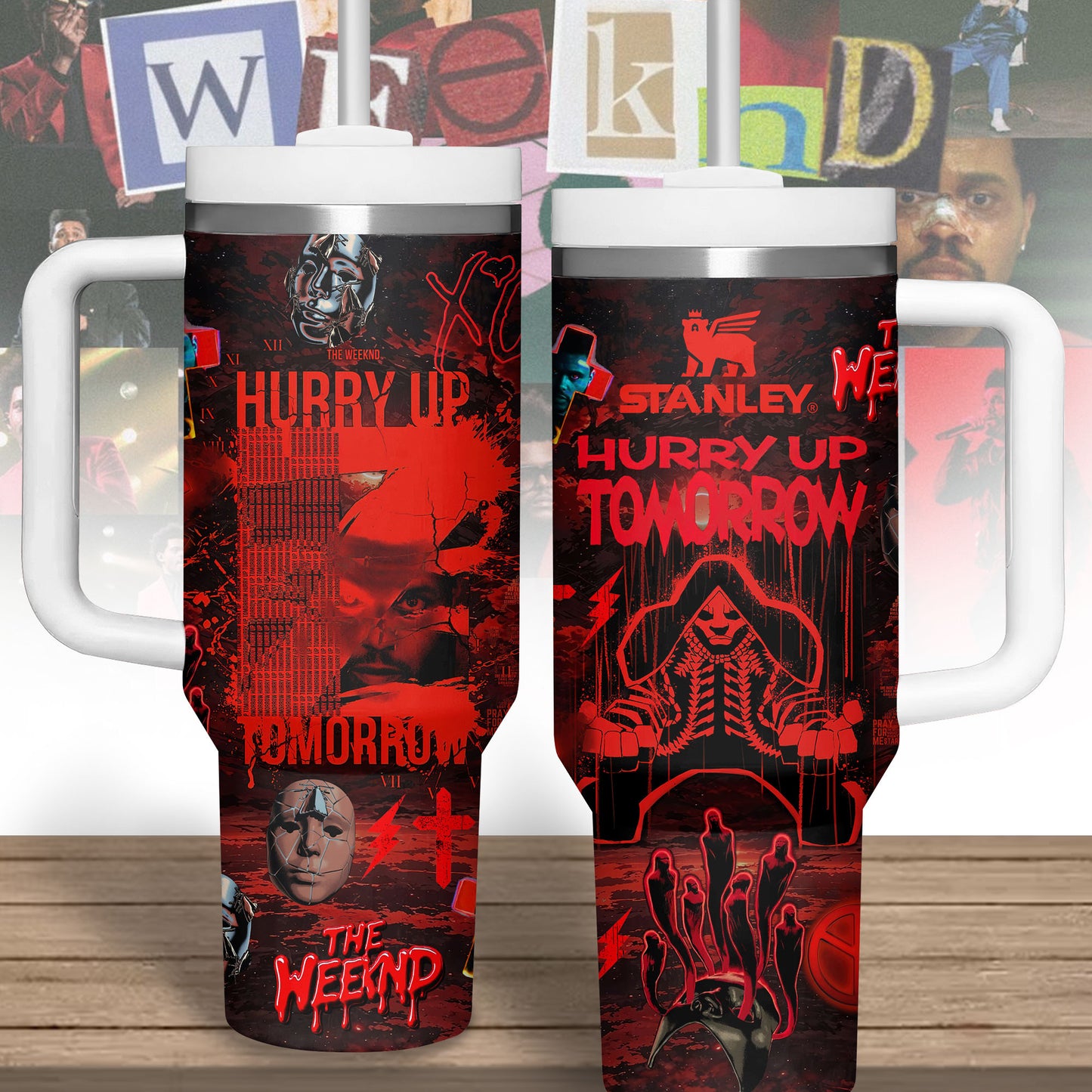 THE WEEKND PREMIUM LIMITED EDITION TUMBLER 40 OZ