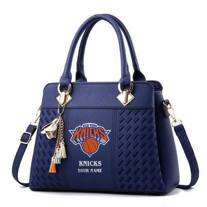 LIMITED EDITION - NEW CUSTOMIZED NBA04 NY NEW YORK KNICKS WOMEN'S HANDBAGS MULTICOLOR