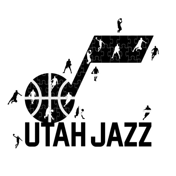 LIMITED EDITION - NEW CUSTOMIZED NBA29 UJ UTAH JAZZ WOODEN PUZZLE