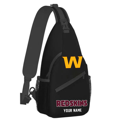 LIMITED EDITION - NEW CUSTOMIZED NFL12 WTC WASHINGTON COMMANDERS SLING BAG