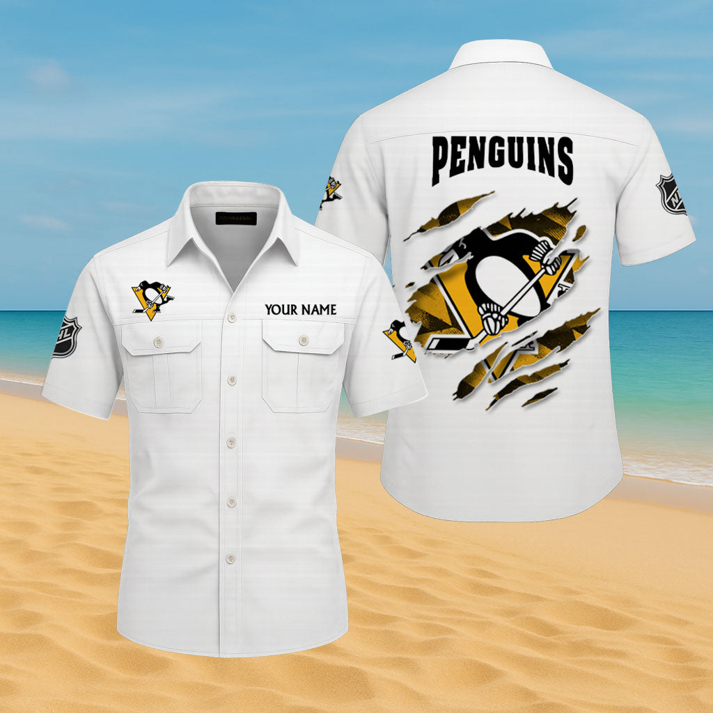 LIMITED EDITION - NEW CUSTOMIZED NHL26 PBP PITTSBURGH PENGUINS CARGO SHIRT