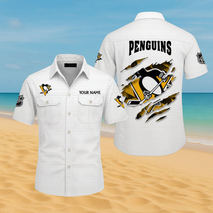 LIMITED EDITION - NEW CUSTOMIZED NHL26 PBP PITTSBURGH PENGUINS CARGO SHIRT