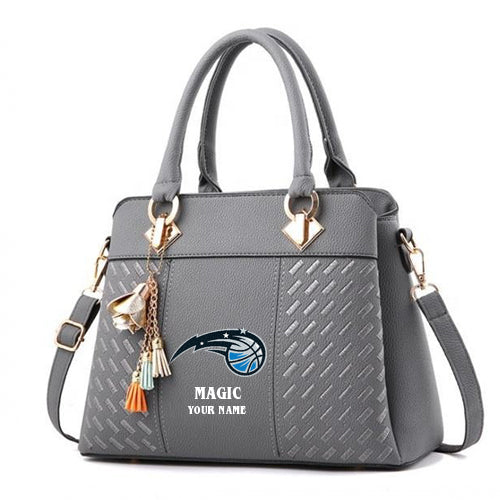 LIMITED EDITION - NEW CUSTOMIZED NBA15 OM ORLANDO MAGIC WOMEN'S HANDBAGS MULTICOLOR